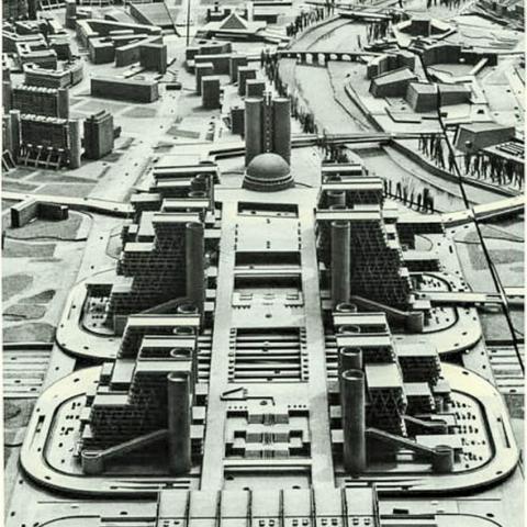 The model for the rebuilding of Skopje. So futuristic, even in the 1960’s.